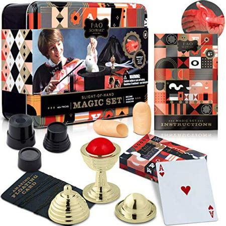 Discover the art of magic with the FAO Schwarz Magic Set instructional booklet